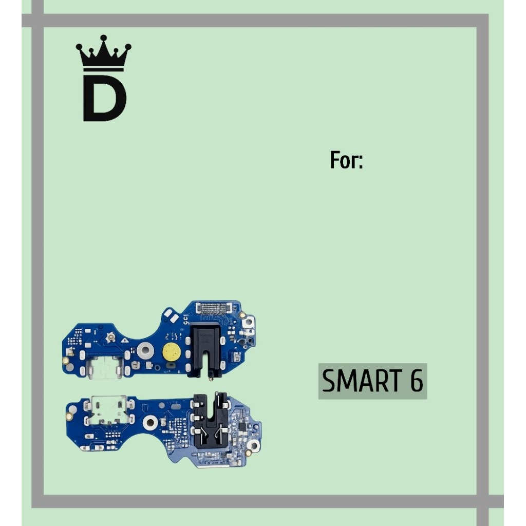 PAPAN CAS INFINIX SMART 6 KONEKTOR CHARGER