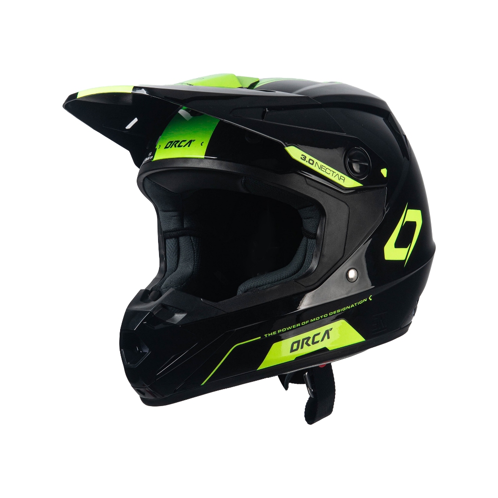 Orca Powergear - Helm Orca Atom Nectar 3.0 Black Fluo