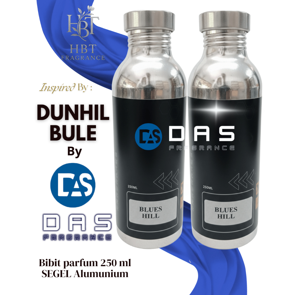 DAS fragrance Bibit parfum Dunhill blue 250 ml segel pabrik botol alumunium - parfum pria best selle