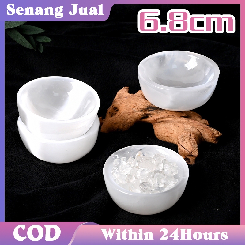 Crystalmine Selenite Bowl Marocco Natural Selenite Bowl