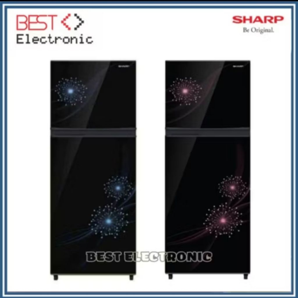 KULKAS 2 PINTU LEMARI ES SHARP SJ 237 MG SJ237MG SJ 237MG