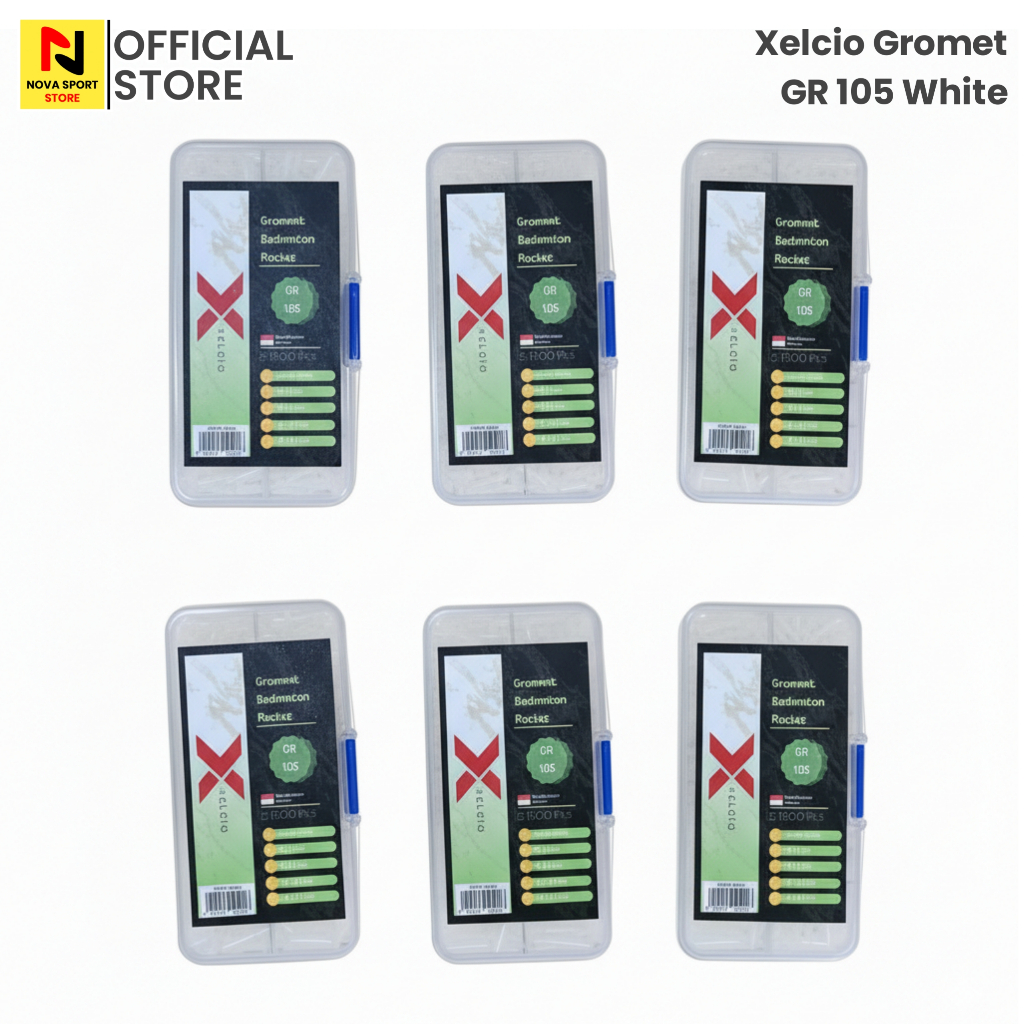 Gromet badminton Raket Xelcio GR 105 (White)
