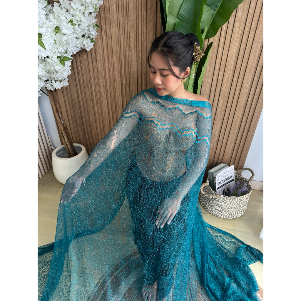 KAIN SANTILI MOTIF TIMBUL - KAIN KEBAYA BALI