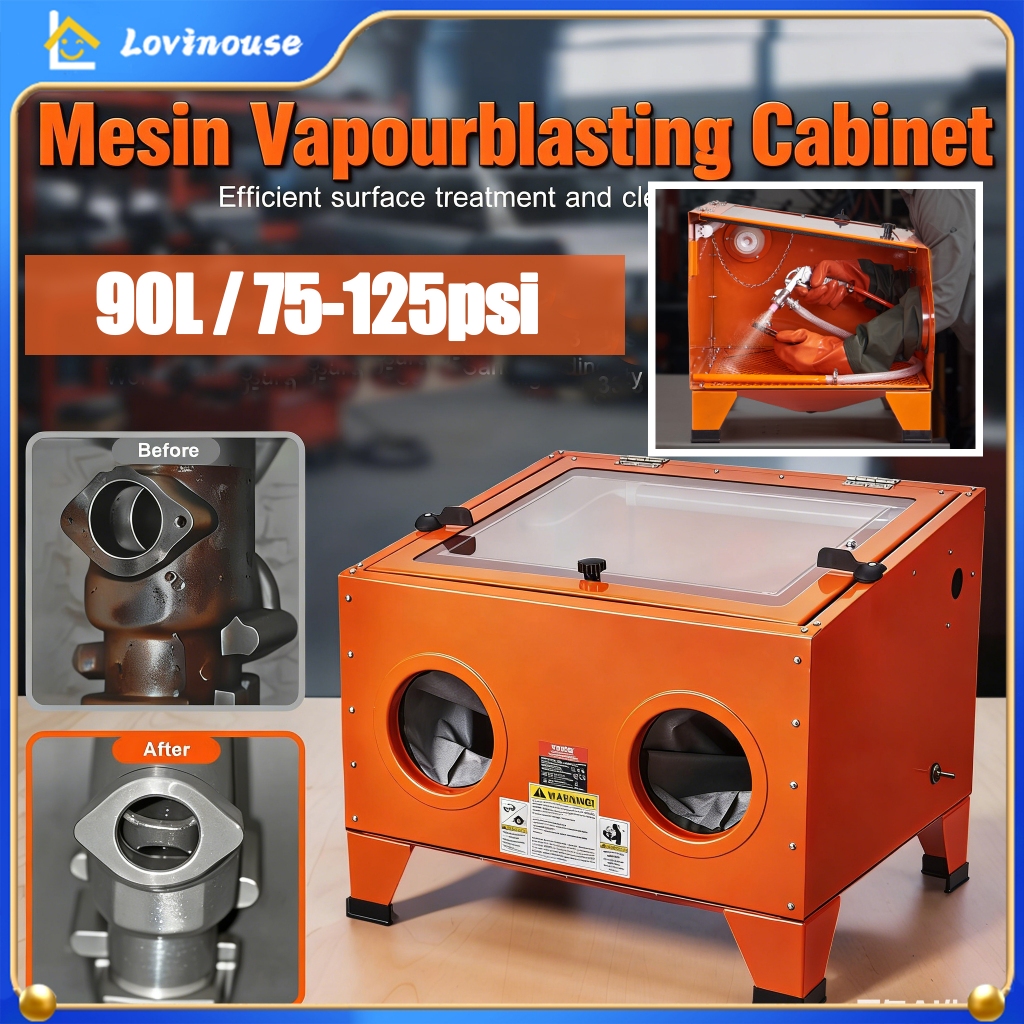 Mesin Vapourblasting Cabinet 90L, Vapour Blasting , Vaporblasting , Vapor Blasting  Sandblasting Cab