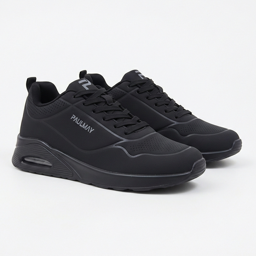 PAULMAY - Sepatu Sneakers Uno Series Black