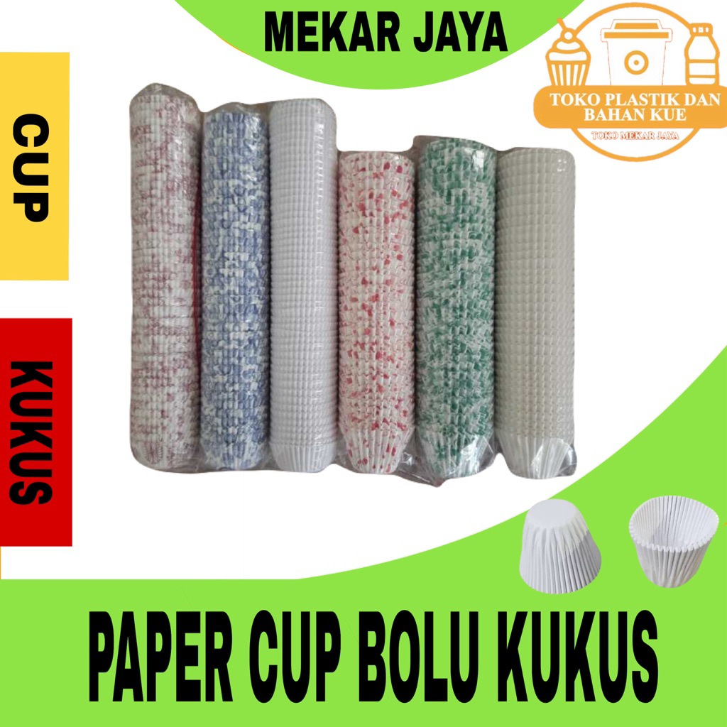 (REPACK : 100pcs) Cup Bolu Kukus / Cup Cake Bolu Kukus / Cup Case Bolu Kukus / Cup Kue Bolu Kukus / 