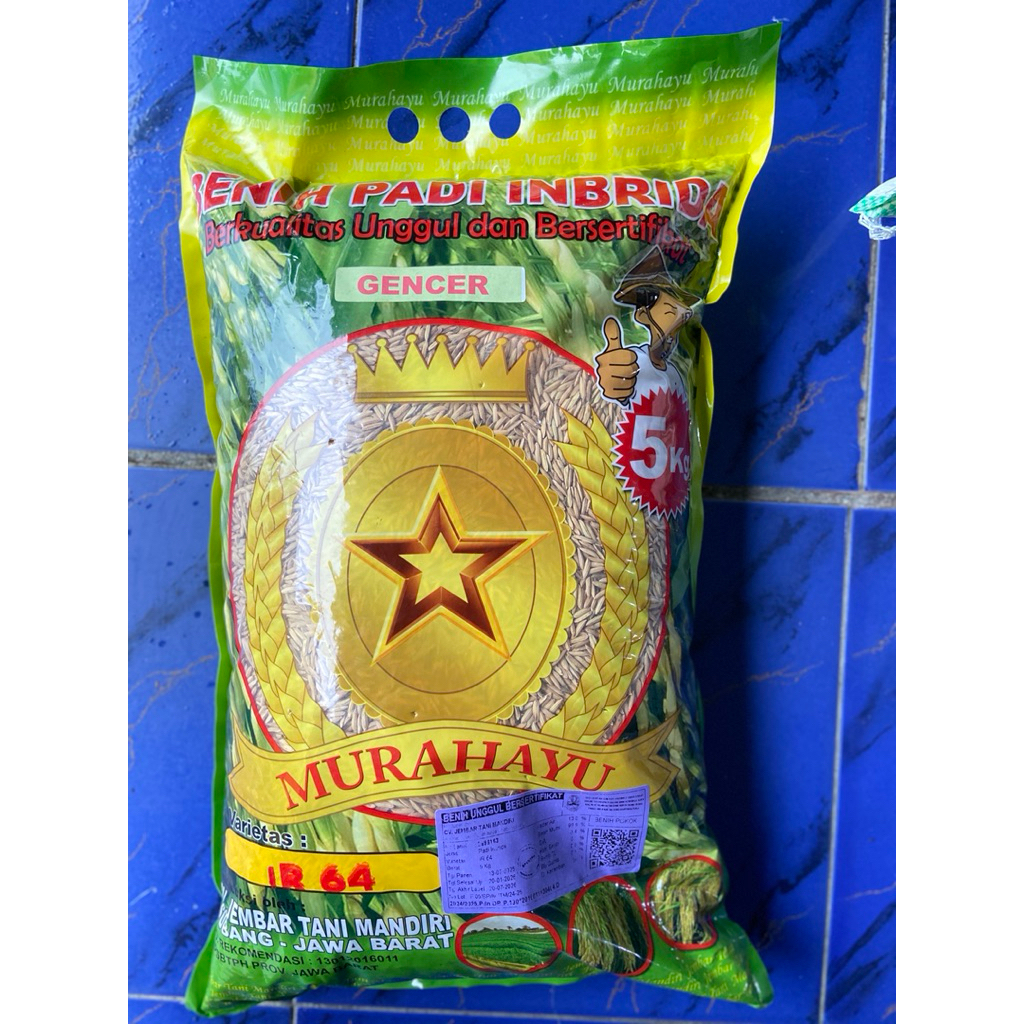 Benih padi IR64 GENCER KEMASAN 5kg