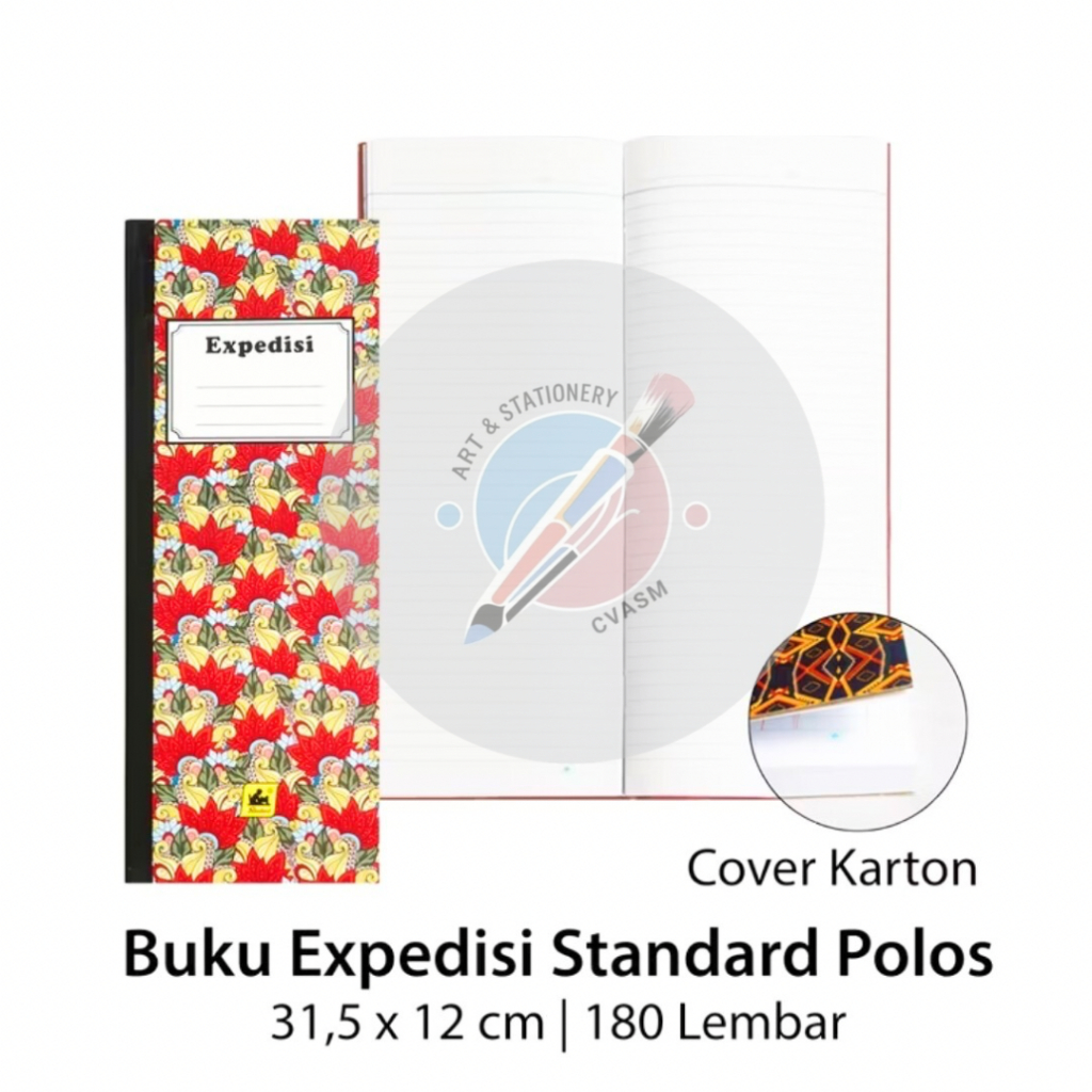 [1 PC] Buku Expedisi Karton Panjang Isi 180 Polos Tanpa Garis Hard Cover Tebal Standard