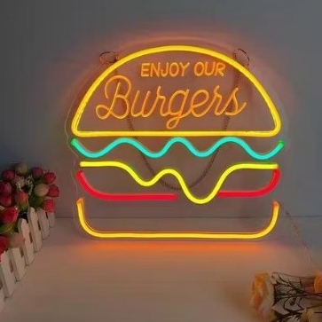 Neon Flex Custom Tulisan dan Logo Dekorasi Dinding | Neon Flex 12v LED Custom