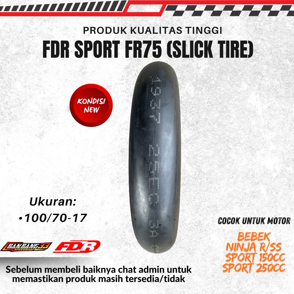 Ban Motor Ninja R/SS, MX FU, SONIC FDR FR75