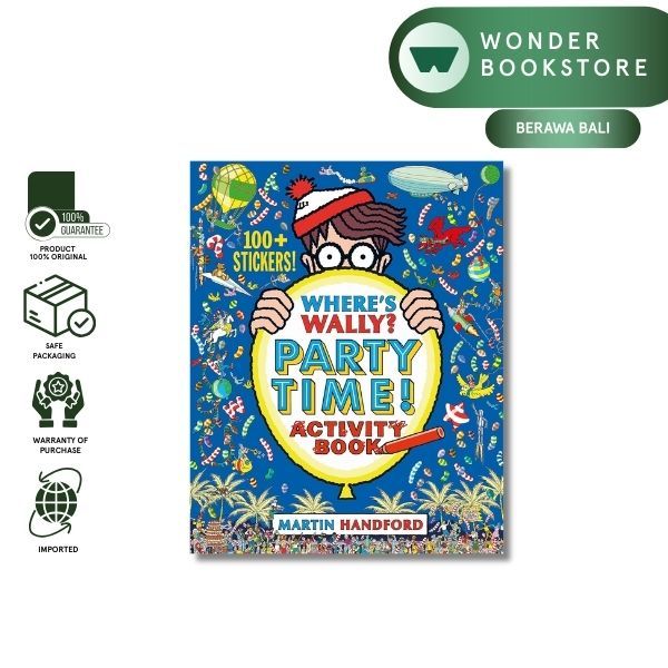 Walker-Where S Wally Colouring Book Party Time