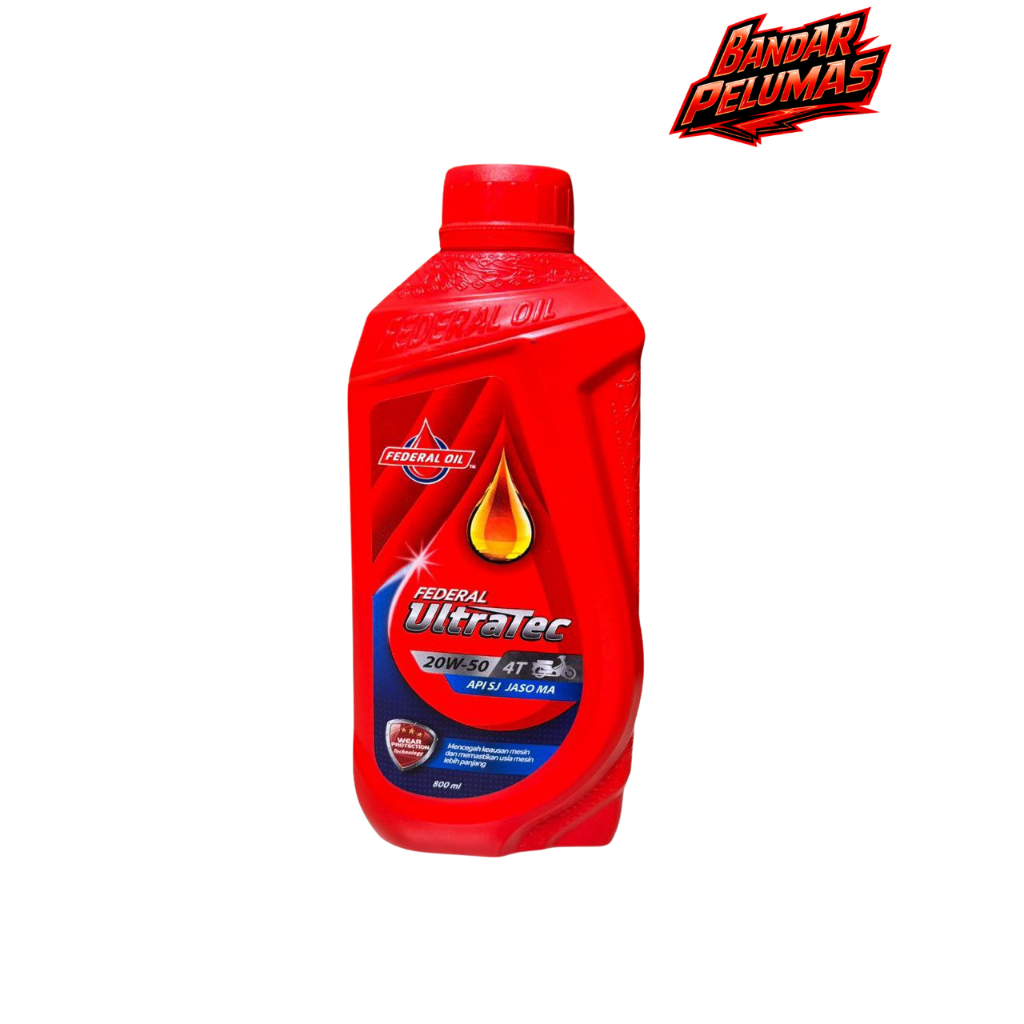 Federal Ultratech 0.8L 20w-50 Oli Motor OLI Federal Ultratec 800ml 20w-50 oli motor federal