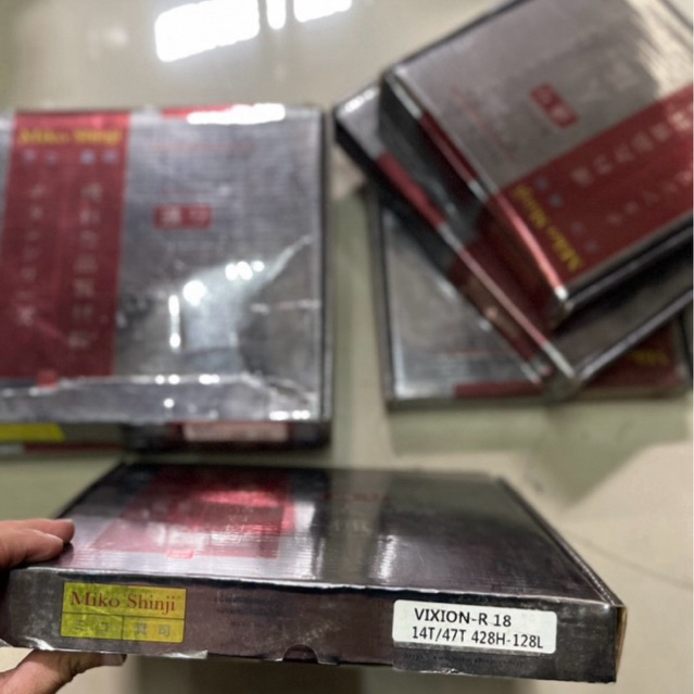 Gearset Girset Vixion R 2018 / Gir Depan Belakang & Rantai Vixion R Lengkap