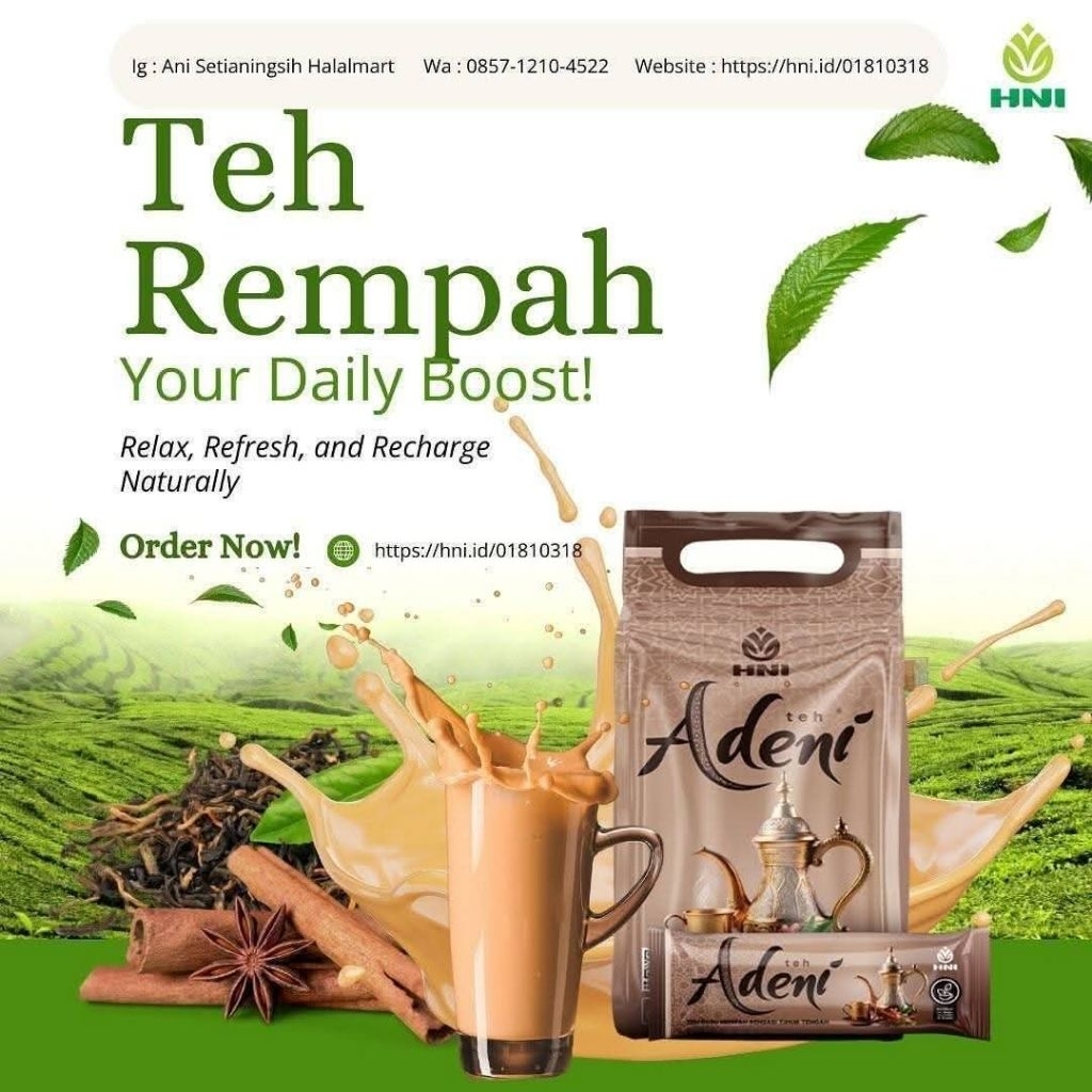 HANIA TEH ADENI TEH KAYA REMPAH
