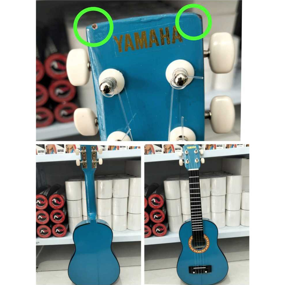 Ukulele bekas kondisi 80% retur tapi masih baru