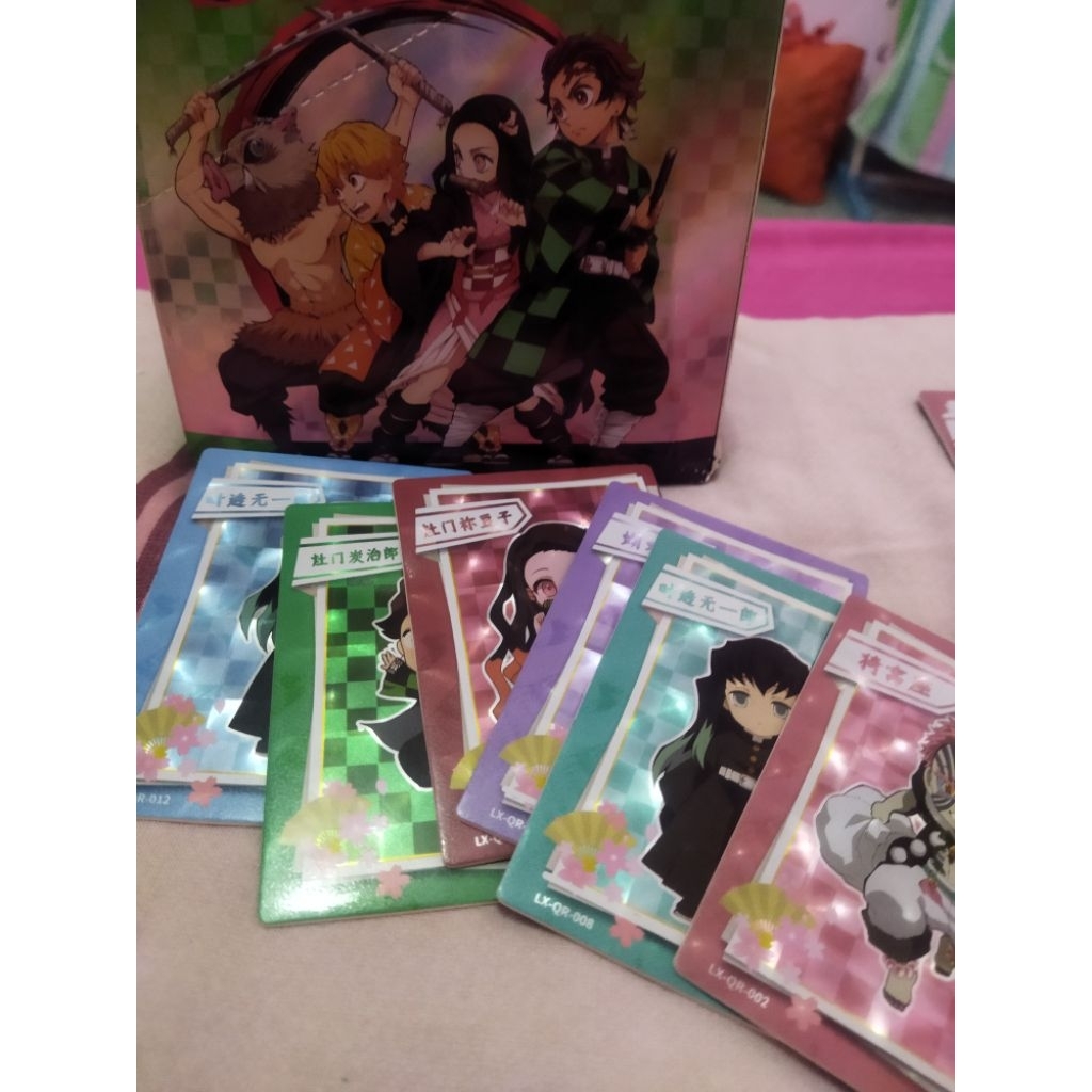 Kartu Demon Slayer Kimetsu no Yaiba Chibi CCG