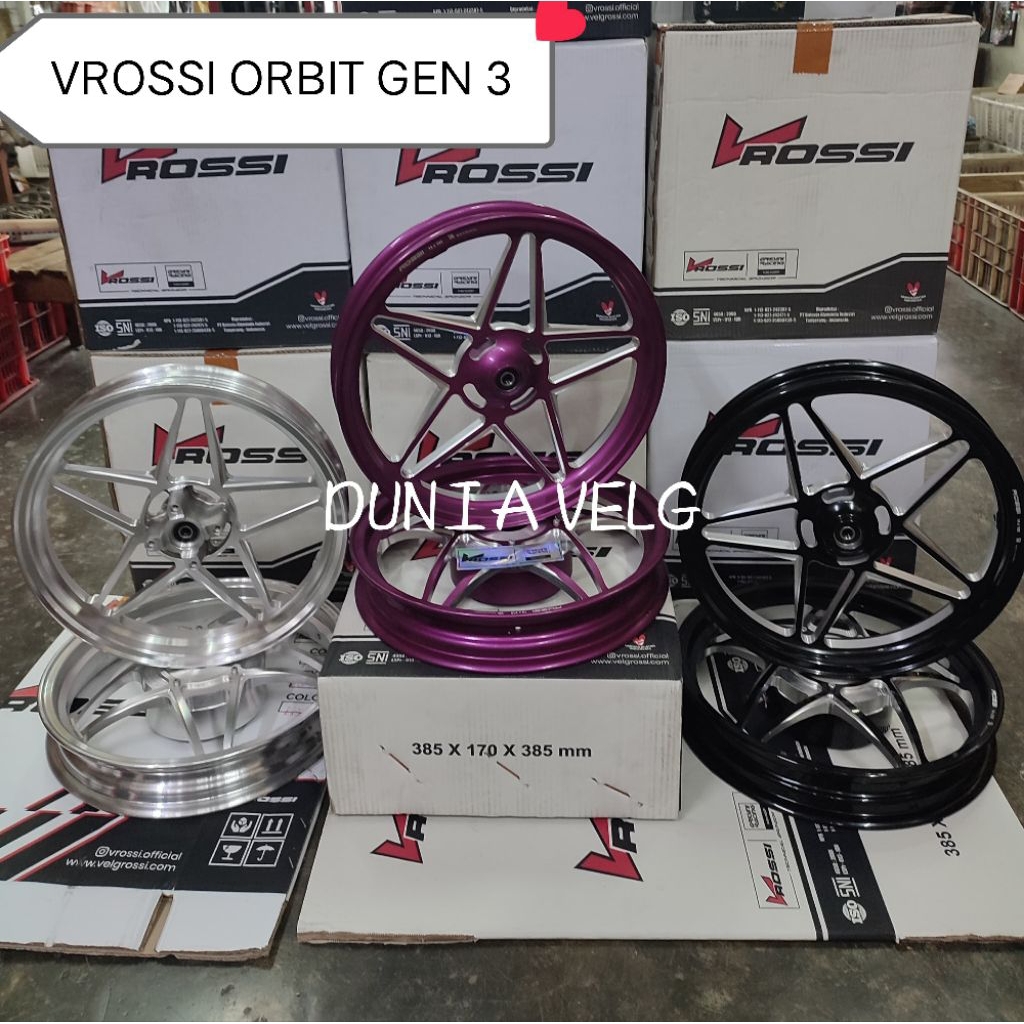 VELG RACING VROSSI VENOM ORBIT BINTANG GEN 3 HONDA BEAT KARBU BEAT ESP BEAT FI SCOOPY KARBU SCOOPY F