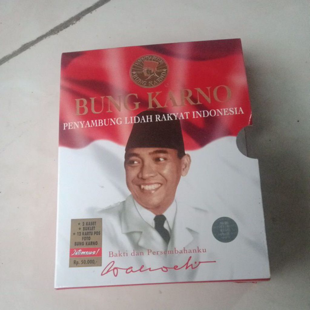 kaset pita bung Karno penyambung lidah rakyat Indonesia