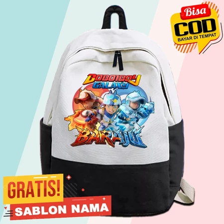 Tas Ransel Anak Boboiboy Galaxy Baraju Blaze Ice Tahan Air Kuat Untuk Laki & Perempuan