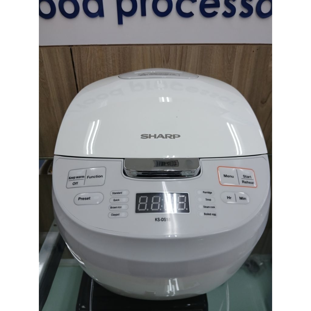 Sharp digital Rice cooker KSDS18WH