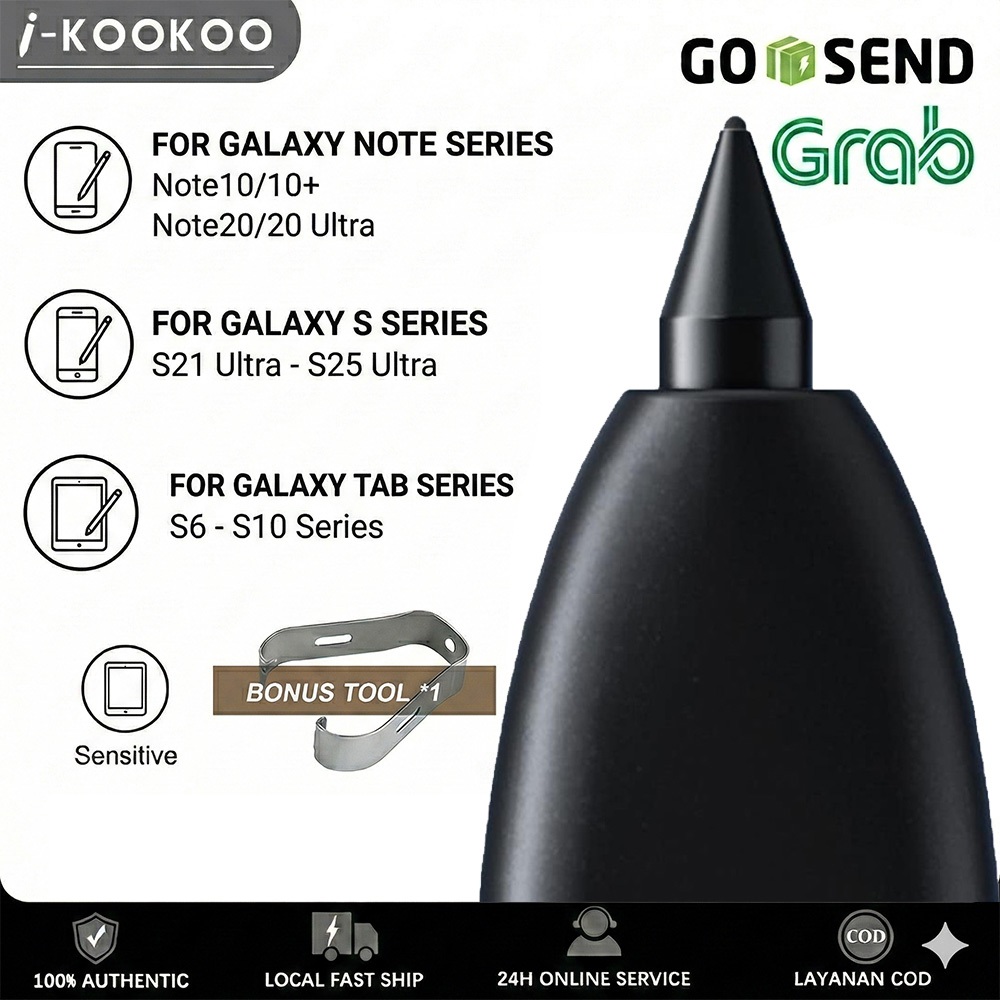 i-kookoo Samsung S Pen Tip Nib,EMR Samsung Stylus Pen Nib for Samsung Galaxy Tab S9 FE+,EMR Samsung 
