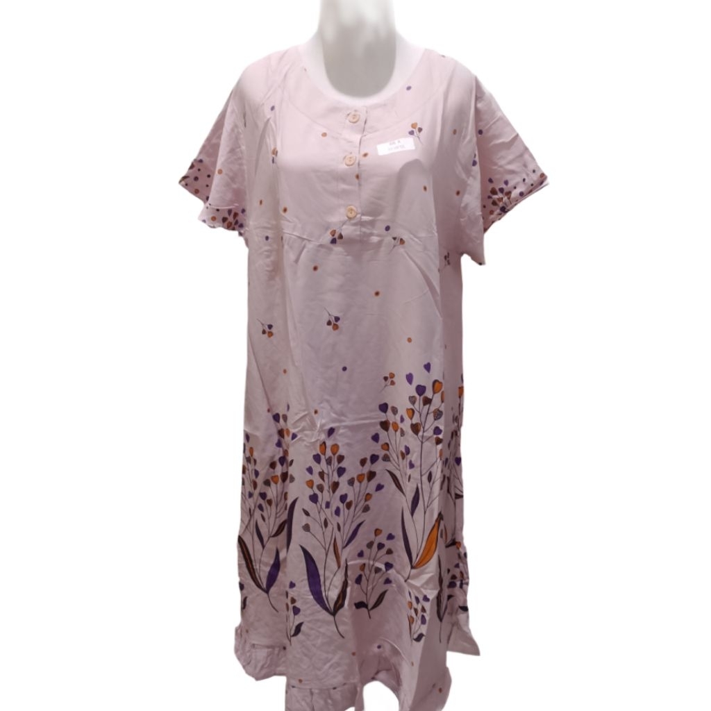 Daster Batik Ria Kencana Homedress Wanita Bahan Rayon Lengan Pendek | Daster Batik Ria Kencana