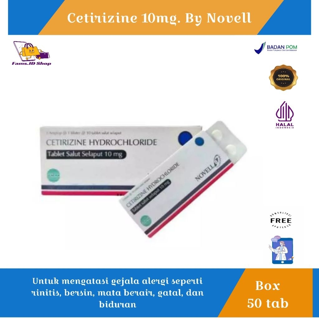Cetirizine 10 mg_ By.Novell