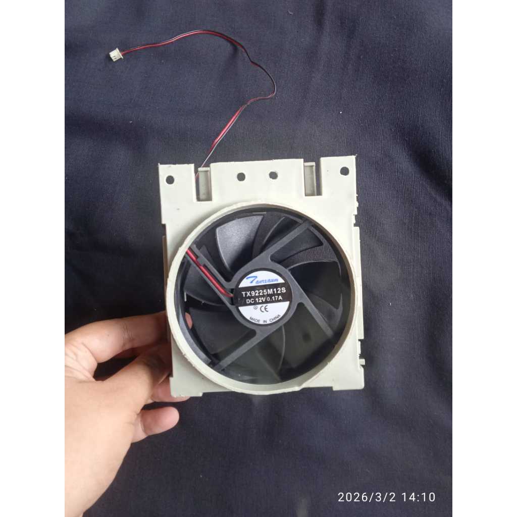 Kipas DC Dispenser Miyako TX9225M12S 12V 0.17A Thermofuse 90x90x25mm Universal