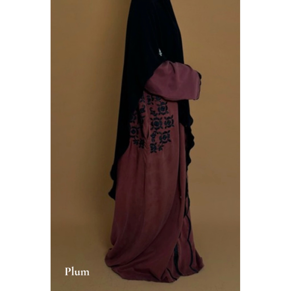Aafiya Abaya Khaira Plum