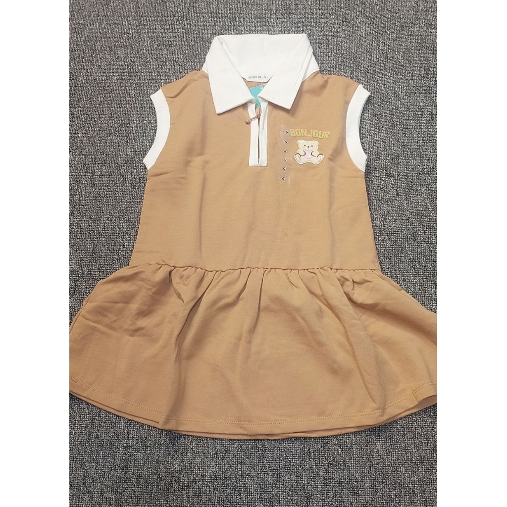 Dress coklat anak perempuan - Little m