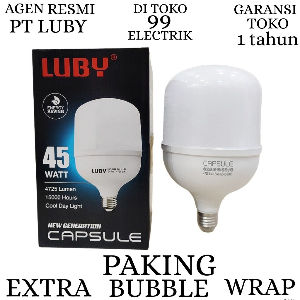 BOHLAM LED LUBY / LAMPU LED LUBY CAPSULE 45W