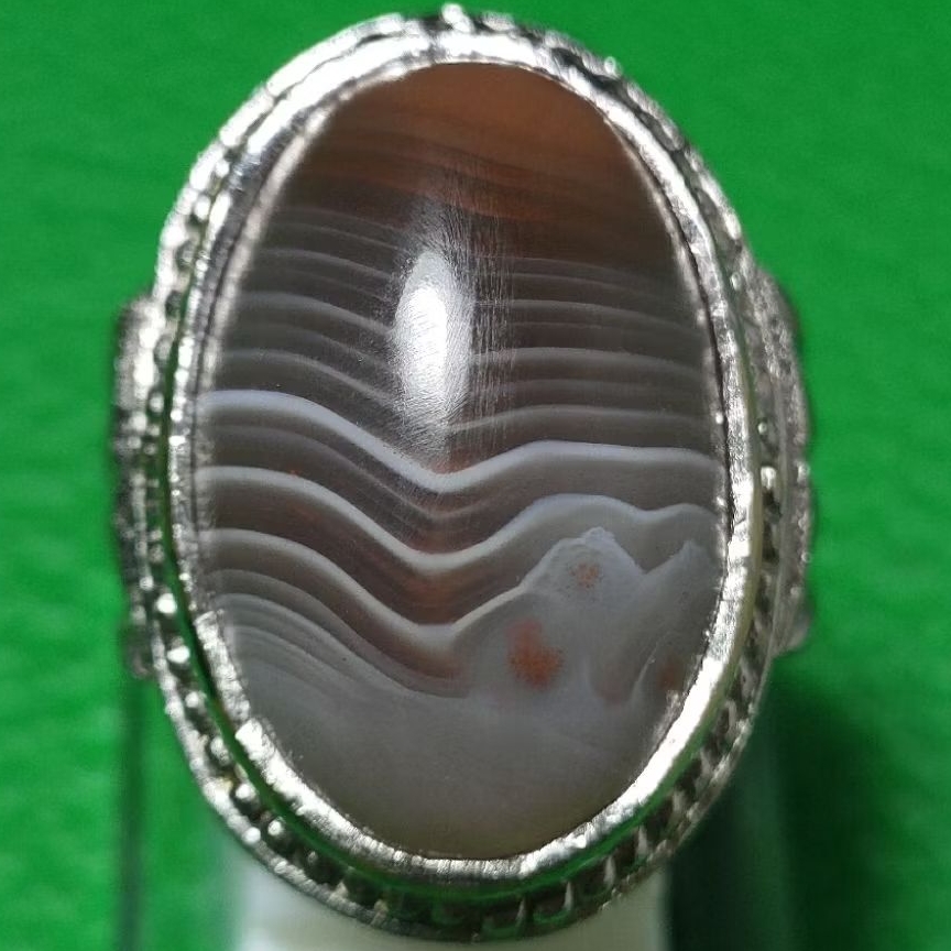 akik Sulaiman Motif kendit ombak Segoro tembus