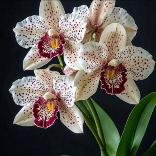 anggrek white susu pasca berbunga dewasa