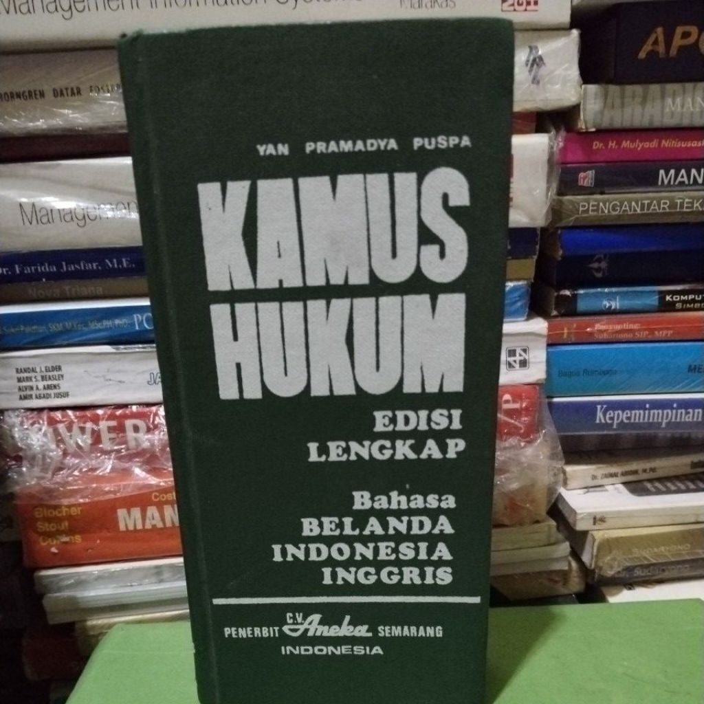 KAMUS HUKUM EDISI LENGKAP BAHASA BELANDA INDONESIA INGGRIS • Original preloved