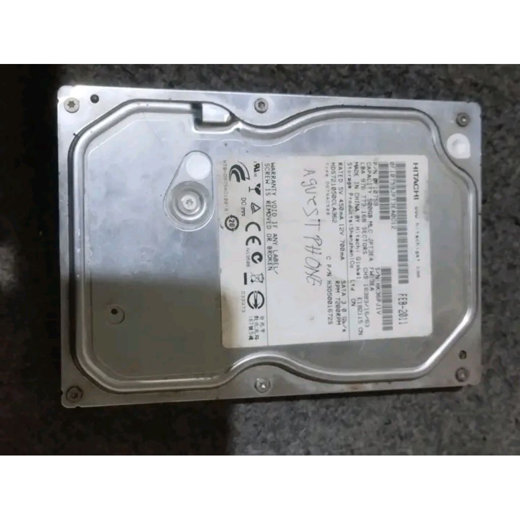 HDD hitachi 500gb