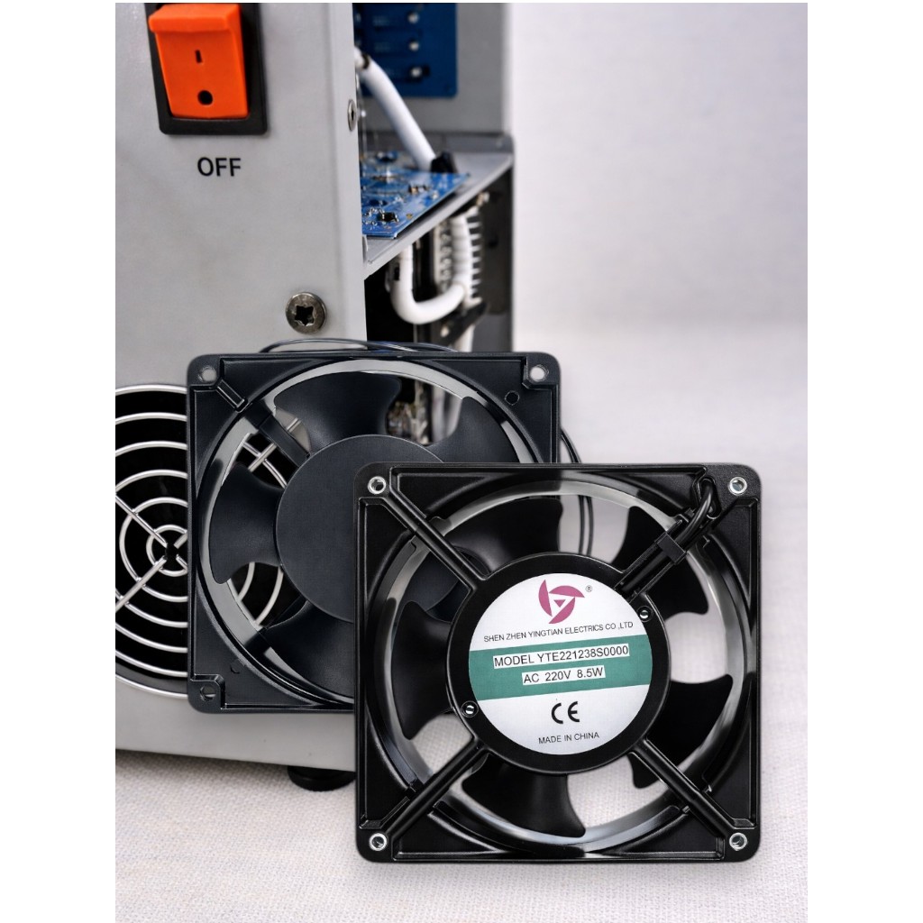 Kipas 12cm Tebal 3,8cm 220V YTE221238S0000 120mm DC220V 0.13A 50/60Hz Fan Mesin Travo Inverter Las
