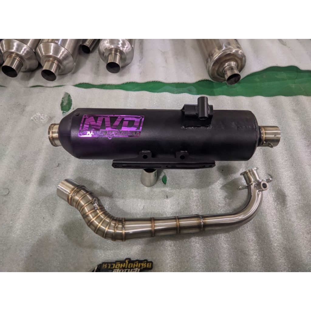 Knalpot Kondoman all matic original NVD Racing KOU