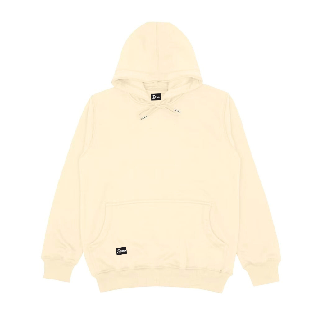 Hoodie Pria Polos Premium OBAMA Cream Oversize