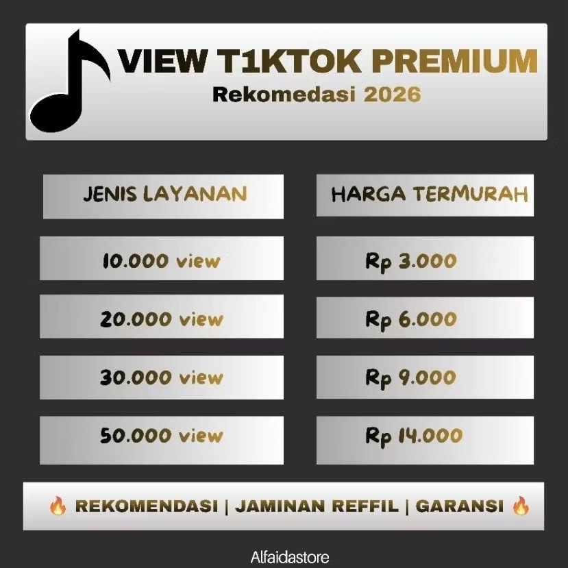 View Tiktok Terbaik | Viewers tiktok permanen termurah