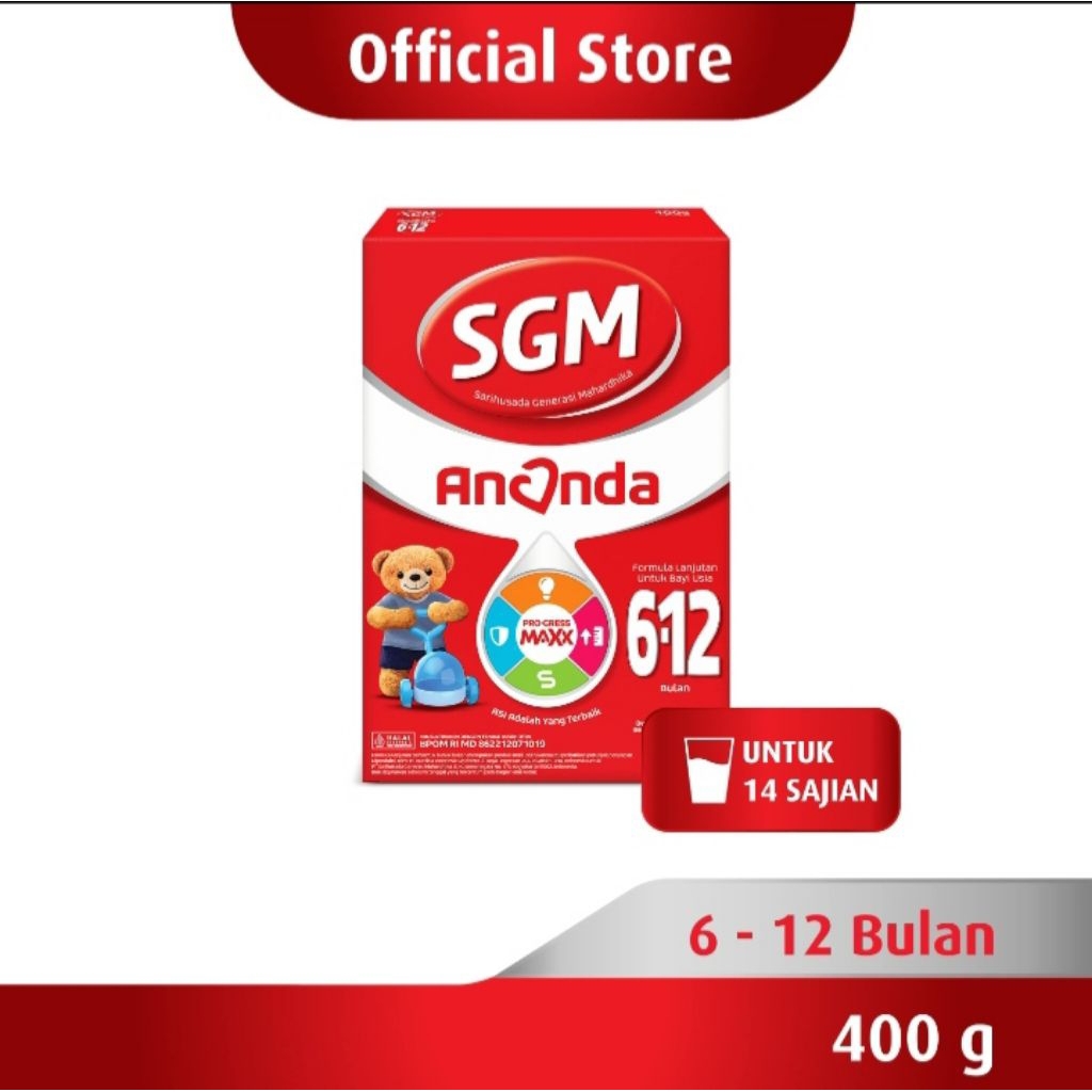 Susu SGM 6-12 bulan 400 Gram