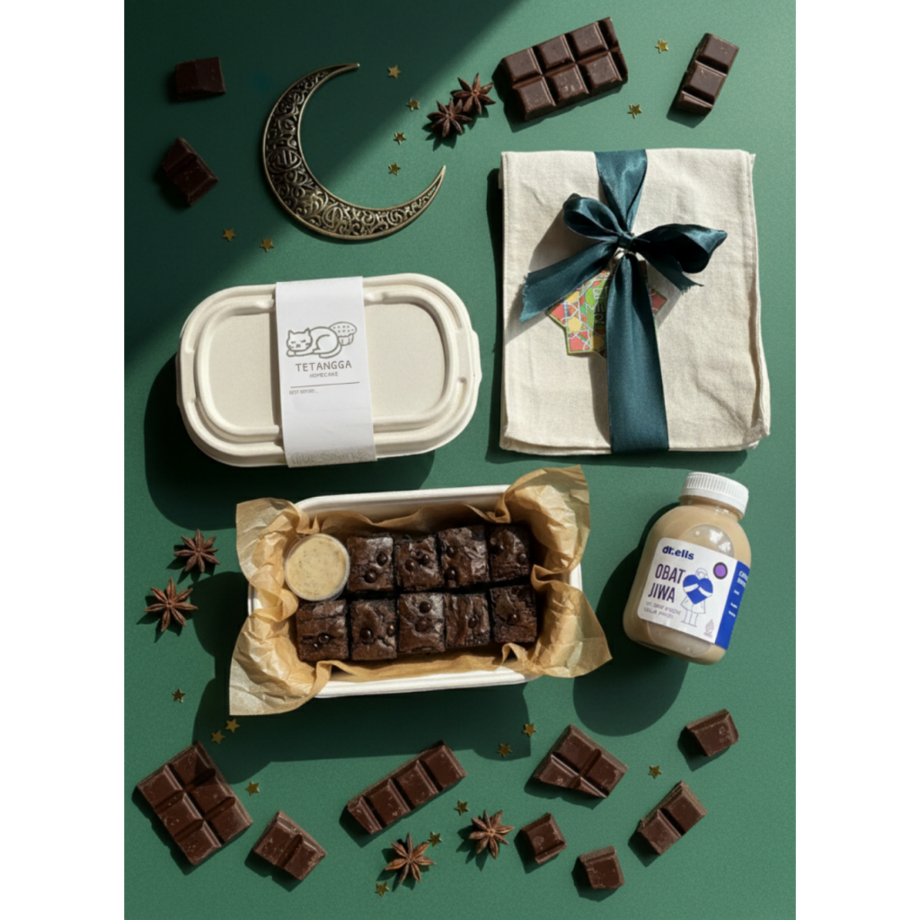 Kantong Memanisan / Hampers Ramadhan / Hampers Lebaran / Hampers Kopi Susu Dr Ells & Brownies