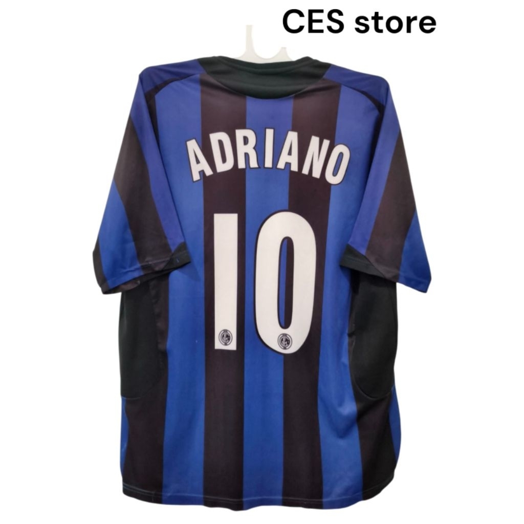 jersey baju bola retro inter mil home adriano multisport