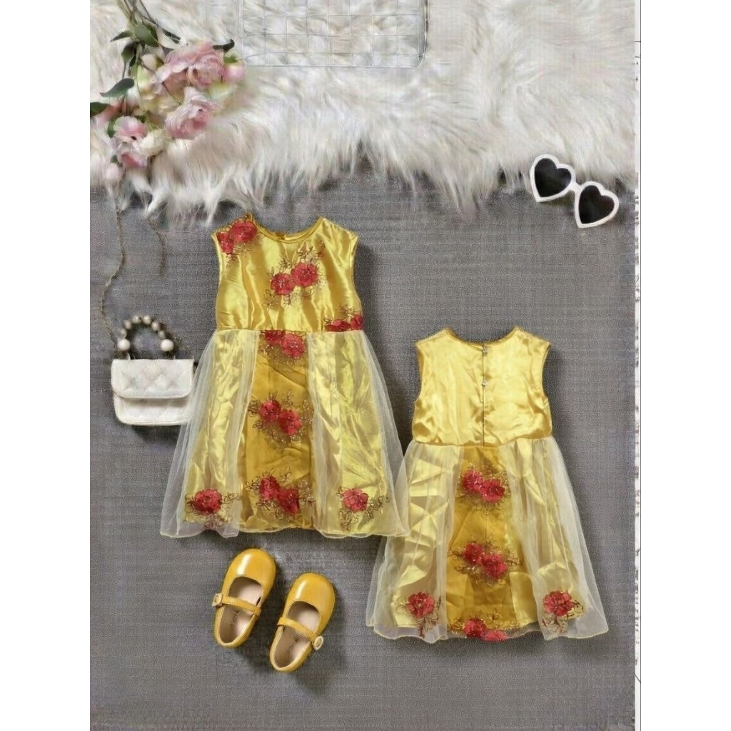 Baju/dress cewek anak kecil umur 2-3 tahun