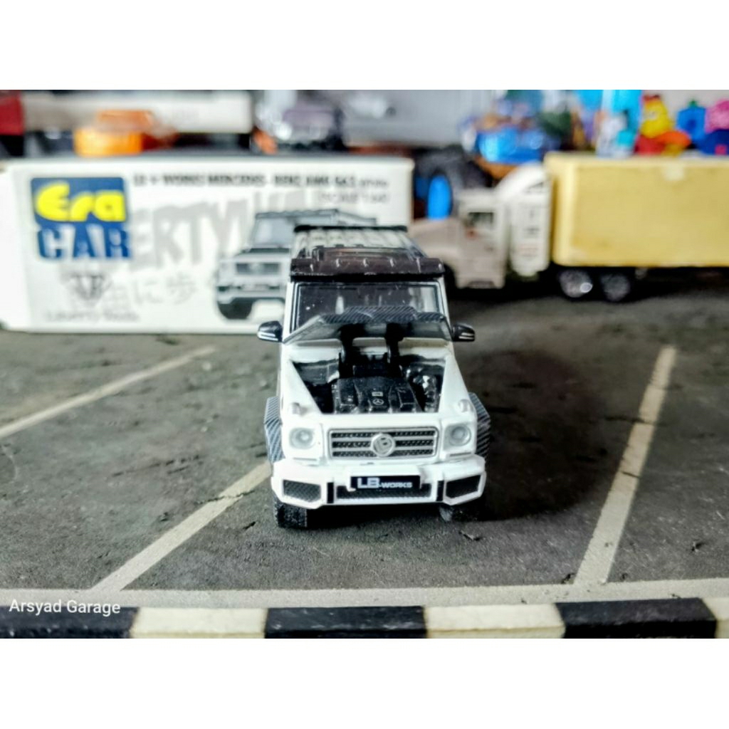 Diecast Eracar Era Car LBWK LB Works Mercedes Benz AMG G63 White
