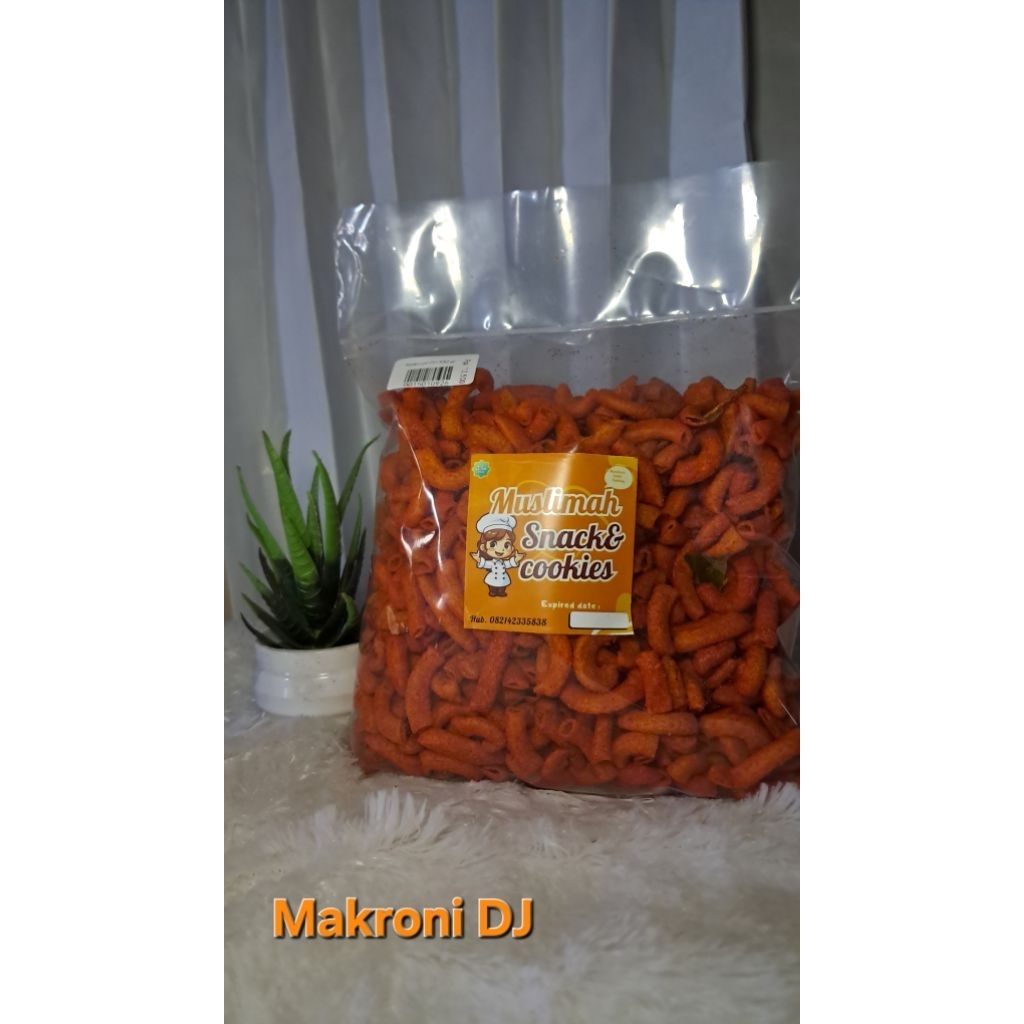 MAKRONI DJ PEDAS ENAK SNACK VIRAL JAJAN LEBARAN