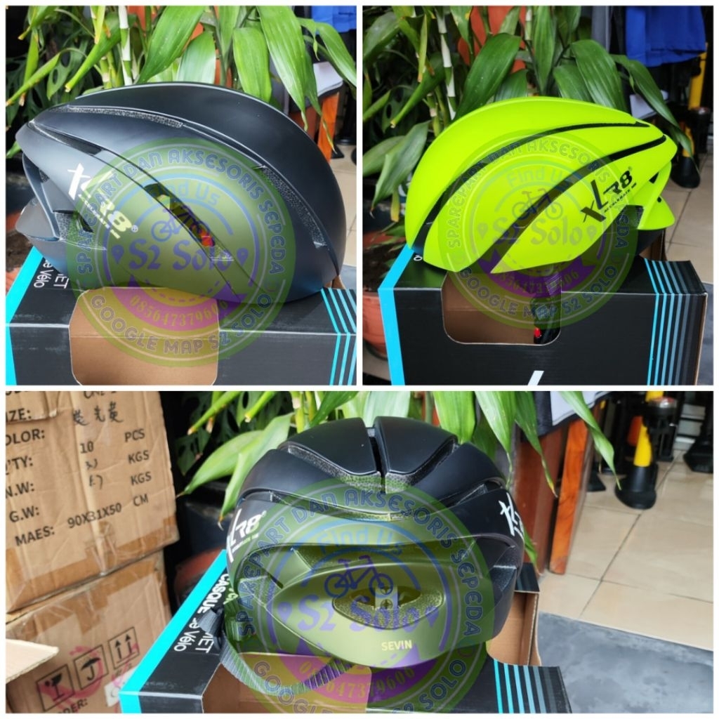 XLR8 helm sepeda roadbike gravel mtb aero XLR8 sevin