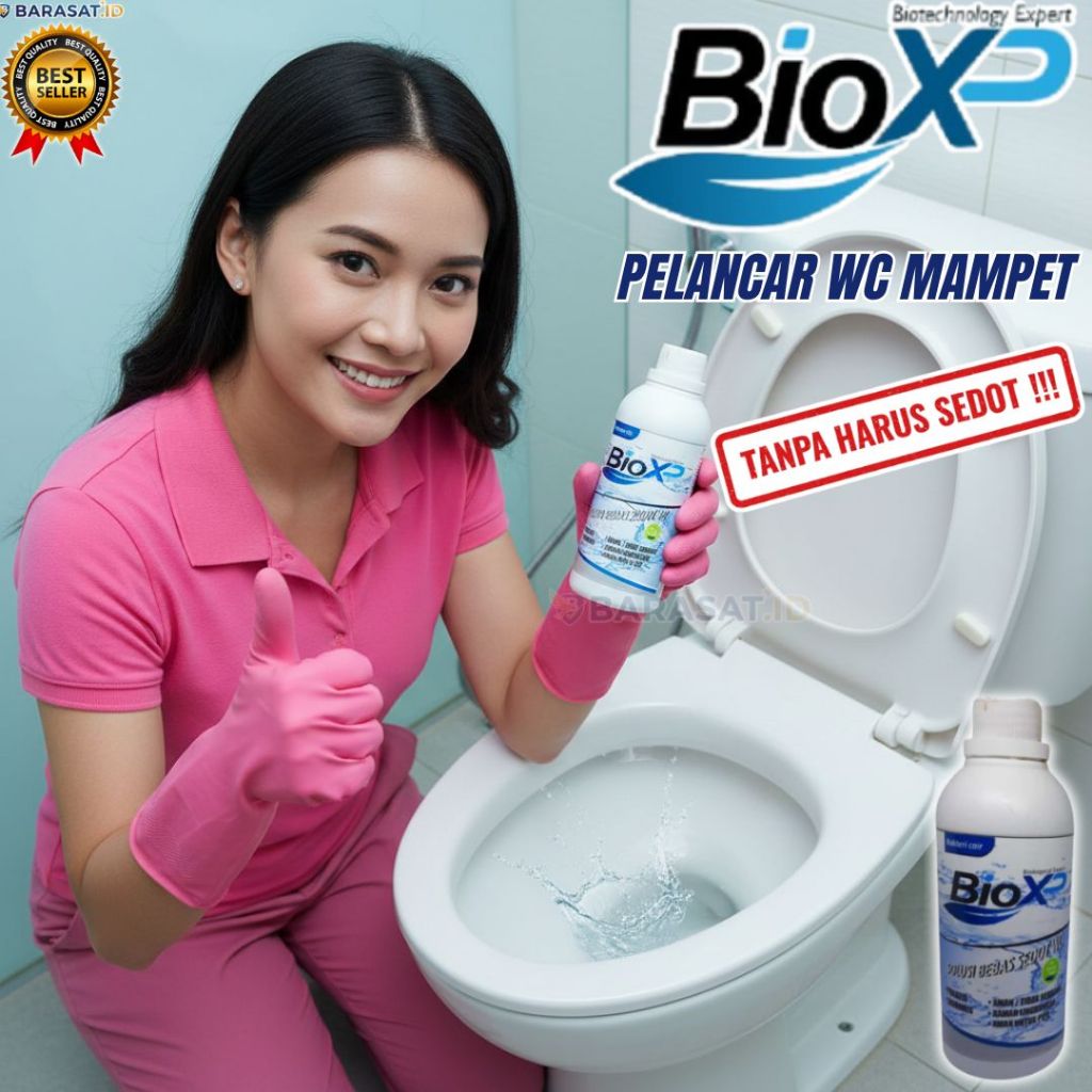 BIO XP Cairan Anti Mampet WC Super Kuat Hancurkan Lemak dan Kotoran Kloset Toilet Tersendat Tanpa Ha
