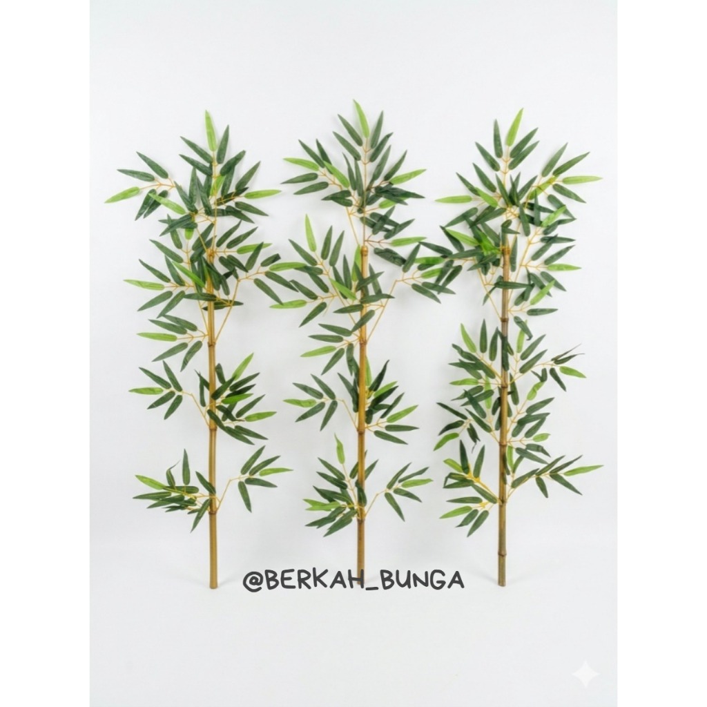 Batang Bambu T 100cm Artificial tanaman hias dekorasi hiasan rumah bambu partisi penyekat pembatas r