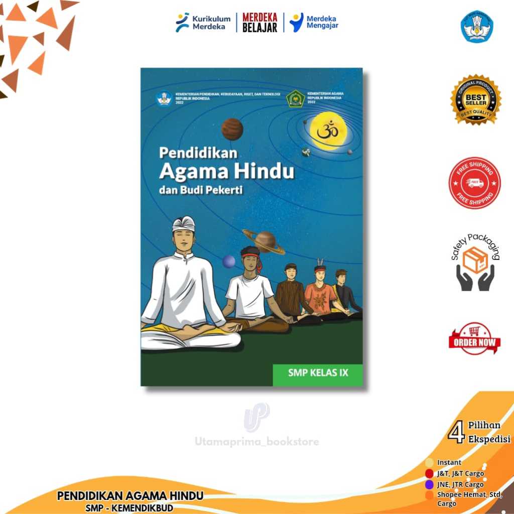 BUKU SISWA AGAMA HINDU KELAS 9 KURIKULUM PENGGERAKMERDEKA SMP