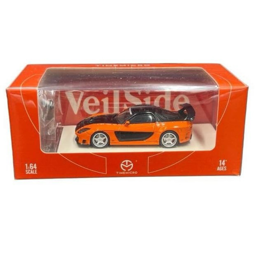 Time micro RX7 Veilside with figure Han Tokyo Drift
